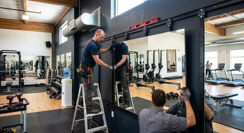 Studio Mirrors Installation in Longmont, CO