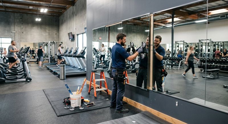 Workout Mirrors Installation in Arvada, CO